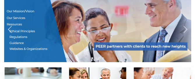 THE PEER CONSULTING GROUP website
